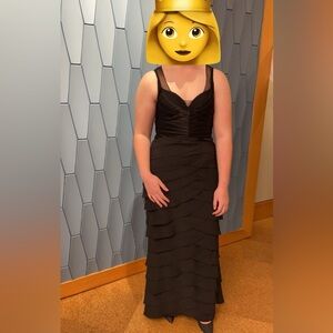 Xscape By Joanna Chen Black Formal Dress